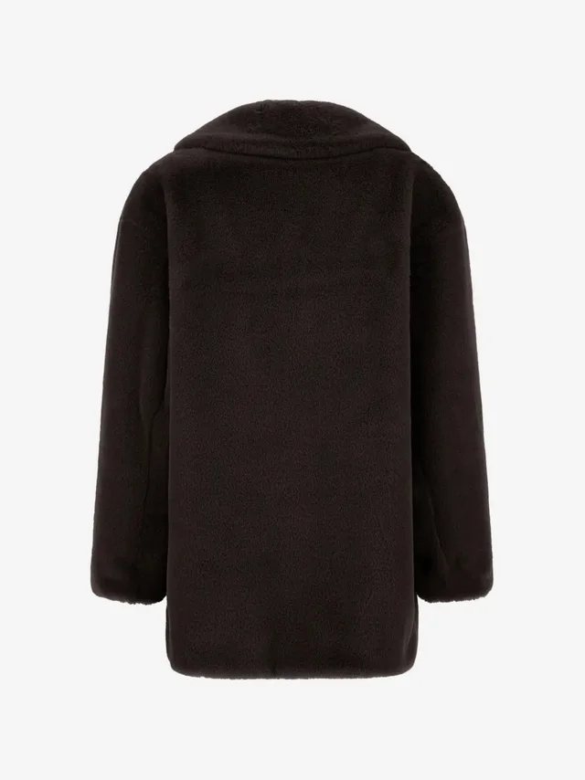 Herno Double-breasted faux fur coat, photo 3 of 7 from SENSER