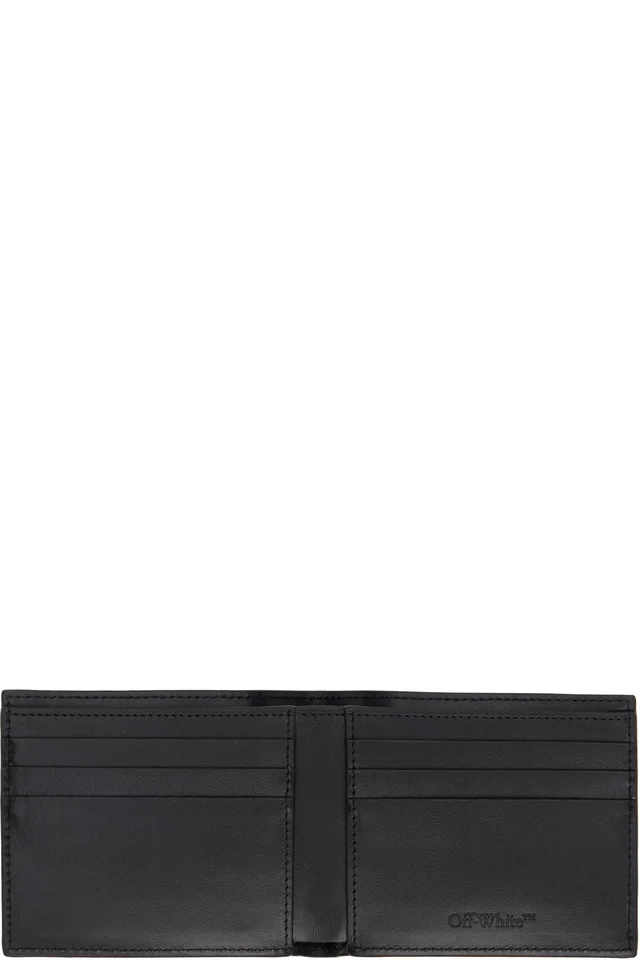 Off-White Black Logo Bifold Wallet, photo 3 of 3 from SSENSE