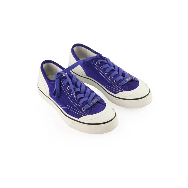 Chanel Sneakers Size 37.5 in Purple Suede from The Purse Affair