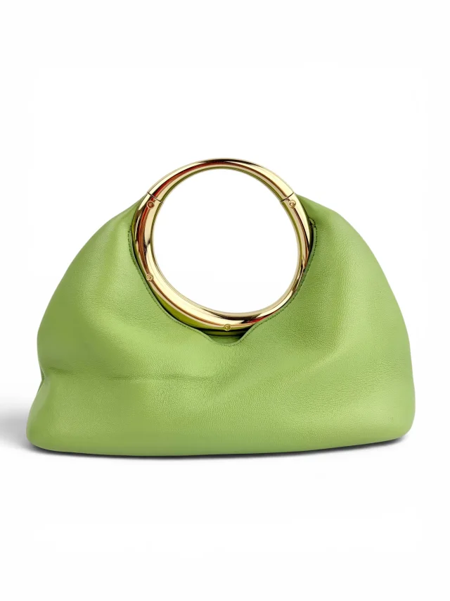 Jacquemus Green Leather Le Petit Calino in Green Leather from Season 2 Consign, photo 4 of 10