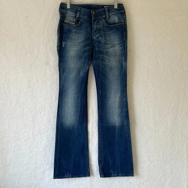 Diesel Louvely Stretch Jeans Wash 008c2 Women's Size W24xl32 Vintage Nwt in blue Denim from Poshmark