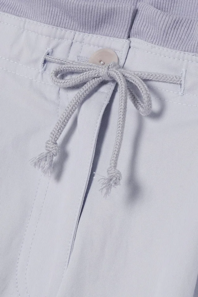 Paradised Valley Pleated Cotton-Twill Shorts in Lilac, photo 4 of 4 from THE OUTNET