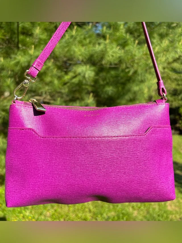 Furla Leather Smaller Purse in purple Leather from Poshmark