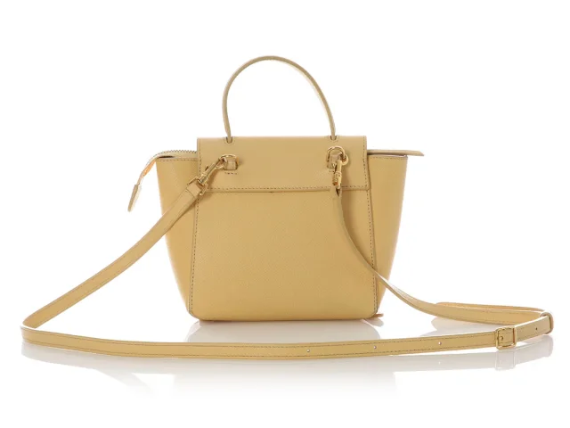 Celine Yellow Pico Belt Bag in Yellow Suede from Ann's Fabulous Finds, photo 4 of 9