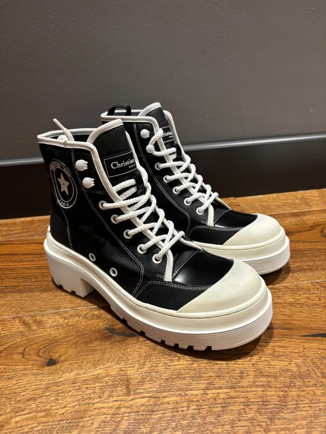 Dior Trainers 38 Black and white in Black from HEWI