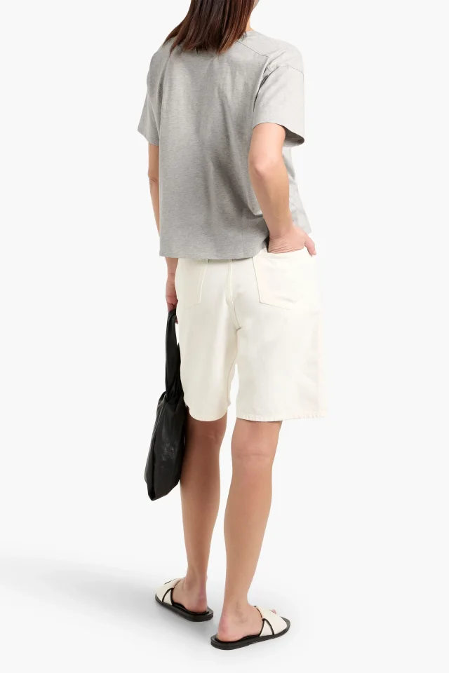 Loulou de Saison Loulou Studio Isu Organic Cotton Denim Shorts, photo 3 of 4 from THE OUTNET