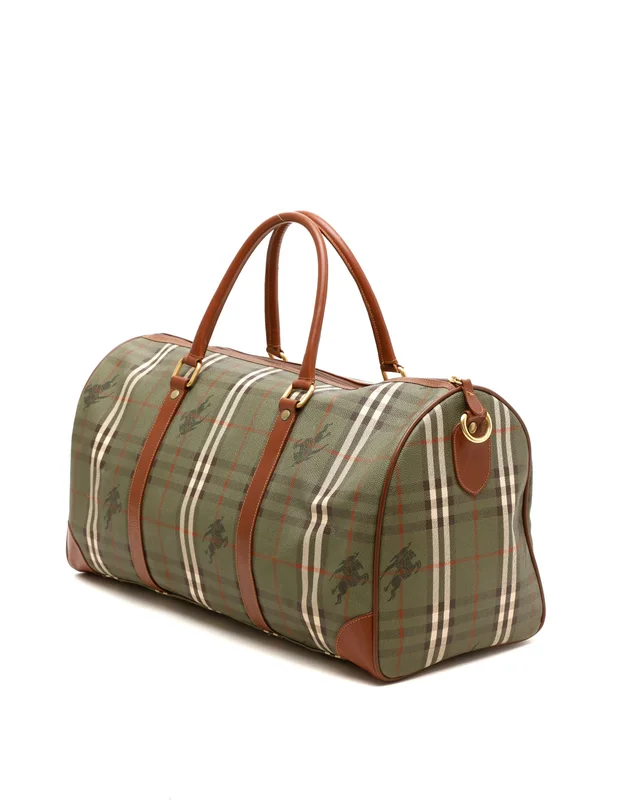 Burberry Haymarket Travel Bag in Canvas from A Retro Tale, photo 3 of 9