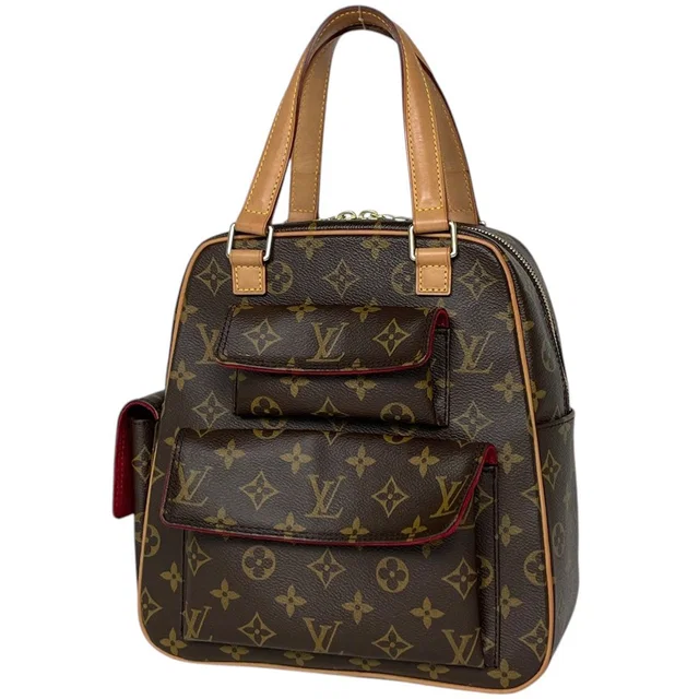 Louis Vuitton Excentri Cite Handbag Monogram Brown in Brown Leather from The Reluxe
