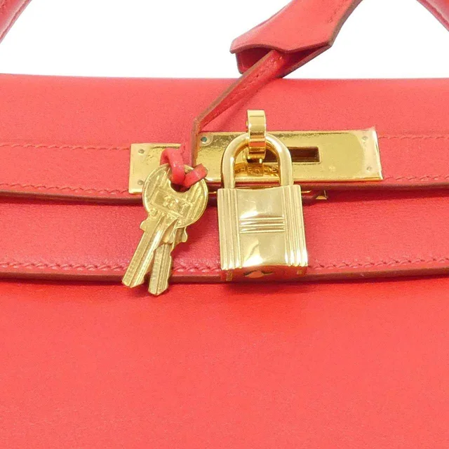 Hermès Kelly32 Gulliver in Red Calfskin from LuxUness, photo 4 of 10