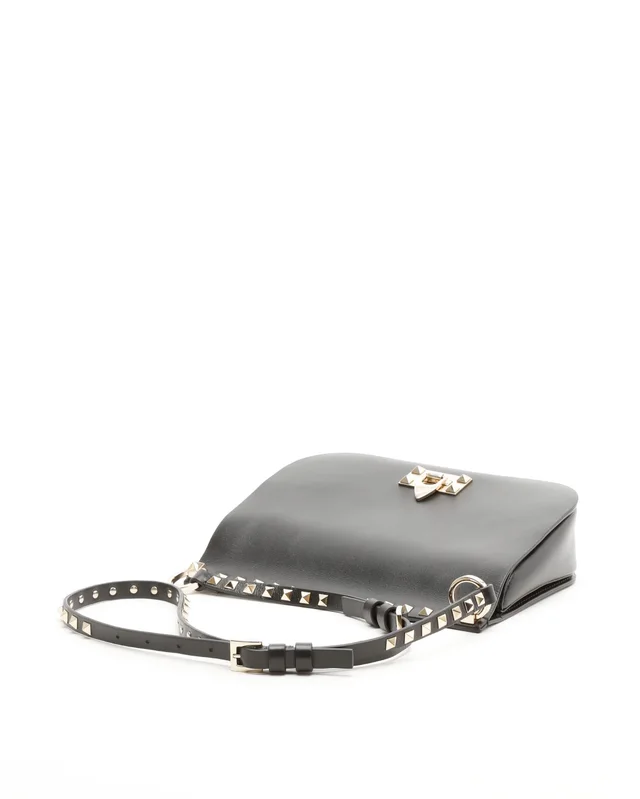 Valentino Garavani Rockstud Spike Flap Bag in Denim from A Retro Tale, photo 5 of 8