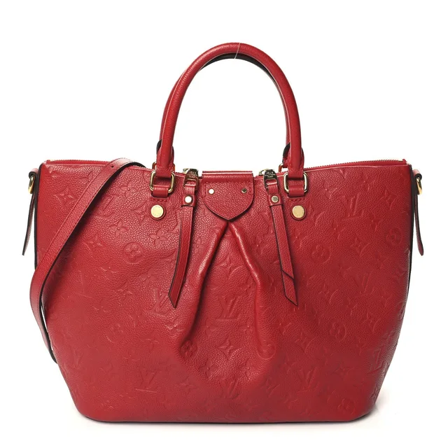 Louis Vuitton Mazarine MM Monogram Empreinte Leather Bag - Cherry in Leather from H&T