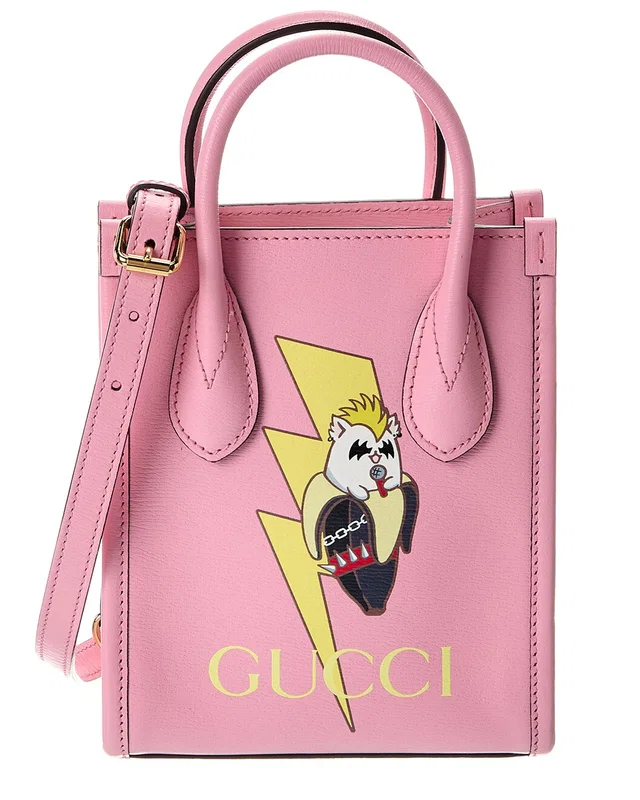 Gucci x Bananya Mini Leather Tote, image 1 of 1 from Gilt