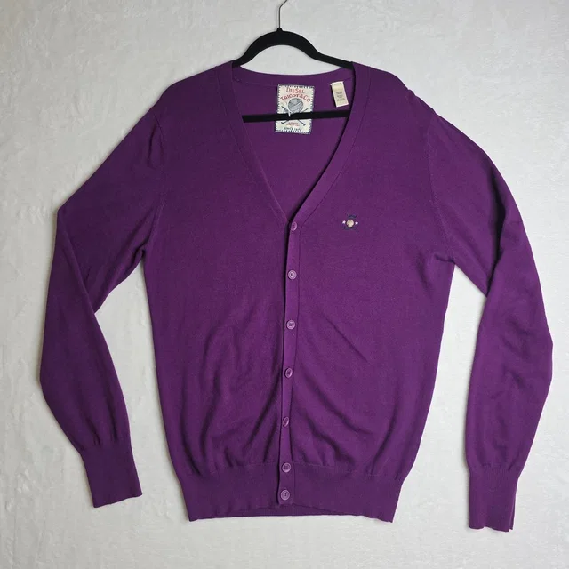 Diesel Vintage Ws L Purple Longsleeve Cardigan. Rare Unique Find. Buttondown Fun in purple from Poshmark