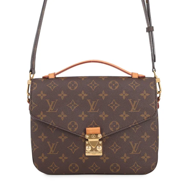 Louis Vuitton Pochette Metis BrownM44875 Monogram Size MM in Leather from GALLERY RARE