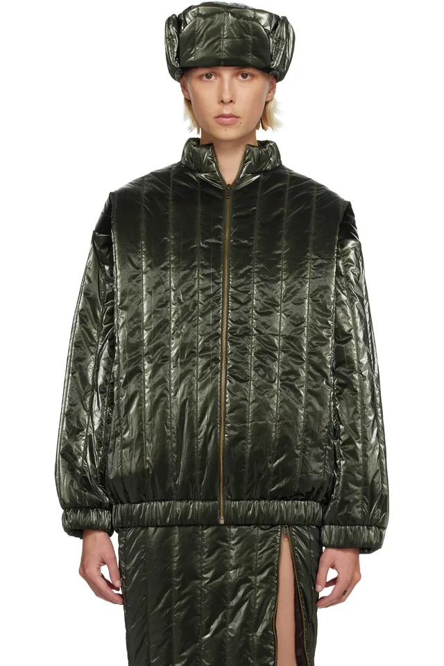 SSENSE Exclusive Green Cecilia Jacket, image 1 of 1 from SSENSE