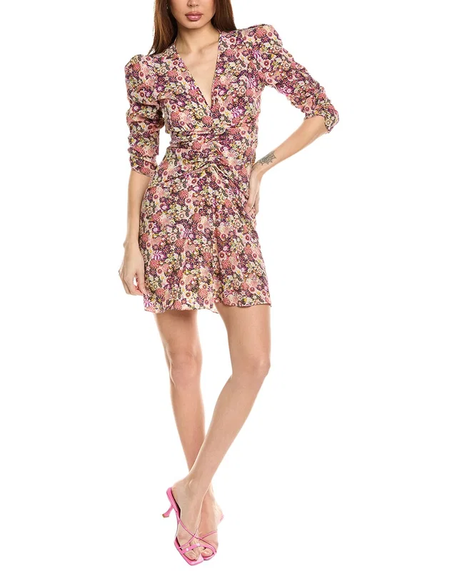 Isabel Marant Étoile Isabel Marant E'toile Aliniza Silk-Blended Midi Dress, image 1 of 1 from Rue La La
