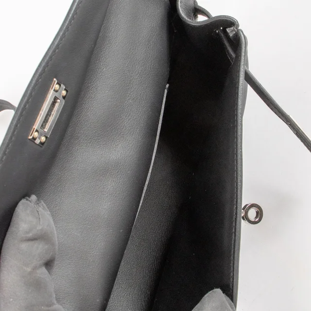 Hermès Kelly Moove Black Swift PHW in Black Swift leather from Labellov, photo 7 of 8