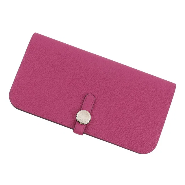 Hermès Dogon Long Rose Purple Togo Leather in Pink Togo leather from GALLERY RARE