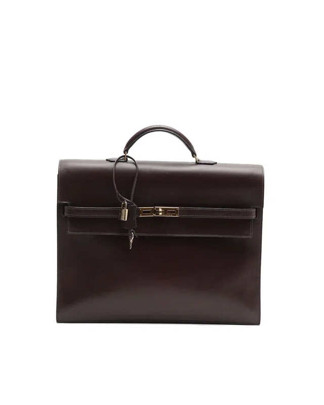 Hermès Kelly Sac à Dépêches 37 Business Bag in Leather from A Retro Tale