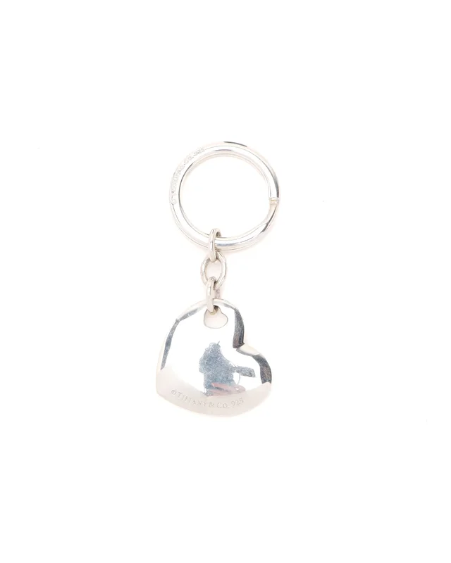 Tiffany & Co. Heart Silver Keychain in Silver from A Retro Tale