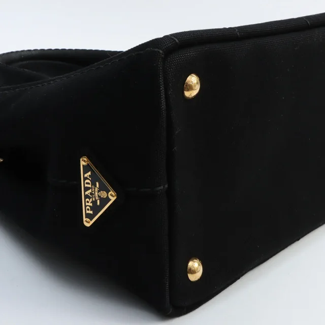 Prada Canapa 2-way bag black from VINTAGE QOO TOKYO, photo 6 of 18