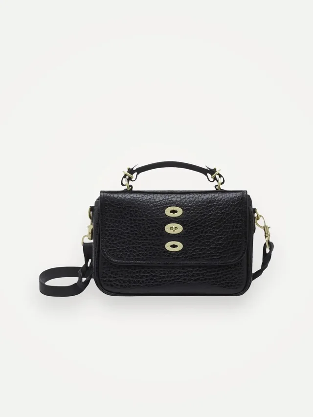 Mulberry Bryn Leather Satchel Crossbody Bag in black Leather from Grailed