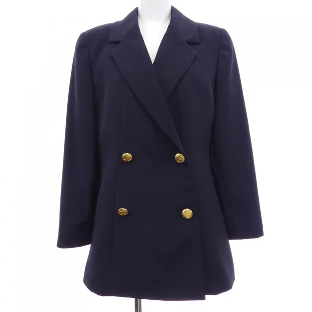 Chanel Vintage Jacket Navy in Navy from The Reluxe