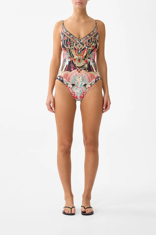 Camilla eBoutique V NECK UNDERWIRE ONE PIECE WITH BACK CLOSURE DAUGHTERS OF DUENDE from CAMILLA, photo 1 of 1