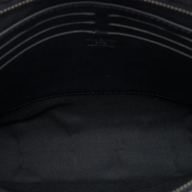 Black Louis Vuitton Monogram Eclipse Pochette Voyage MM Clutch Bag in Black Canvas from Designer Revival, photo 2 of 2