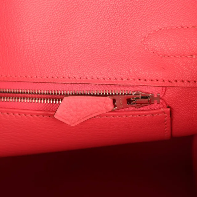 Hermès Birkin 30 Rose Lipstick Togo Palladium Hardware in Pink Togo leather from Madison Avenue Couture, photo 9 of 9