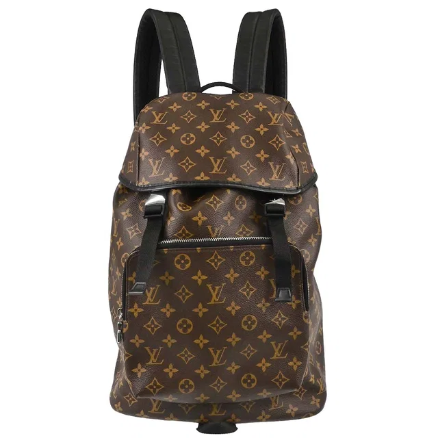 Louis Vuitton 2018 Monogram Macassar Zack Backpack M43422 in Coated canvas from AMORE Vintage Tokyo