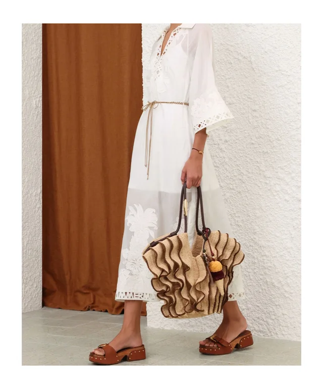 Zimmermann Indra Embroidered Belted Dress, photo 5 of 9 from SENSER