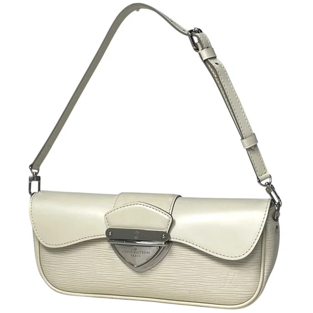 Louis Vuitton Pochette Montaigne Shoulder Bag Epi Ivoire from The Reluxe