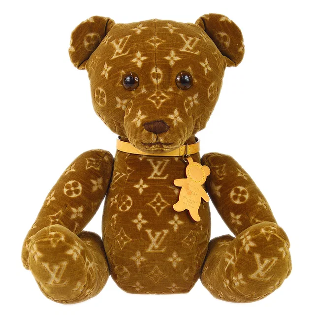 Louis Vuitton 2005 DouDou Teddy Bear M99000 in Velvet from AMORE Vintage Tokyo
