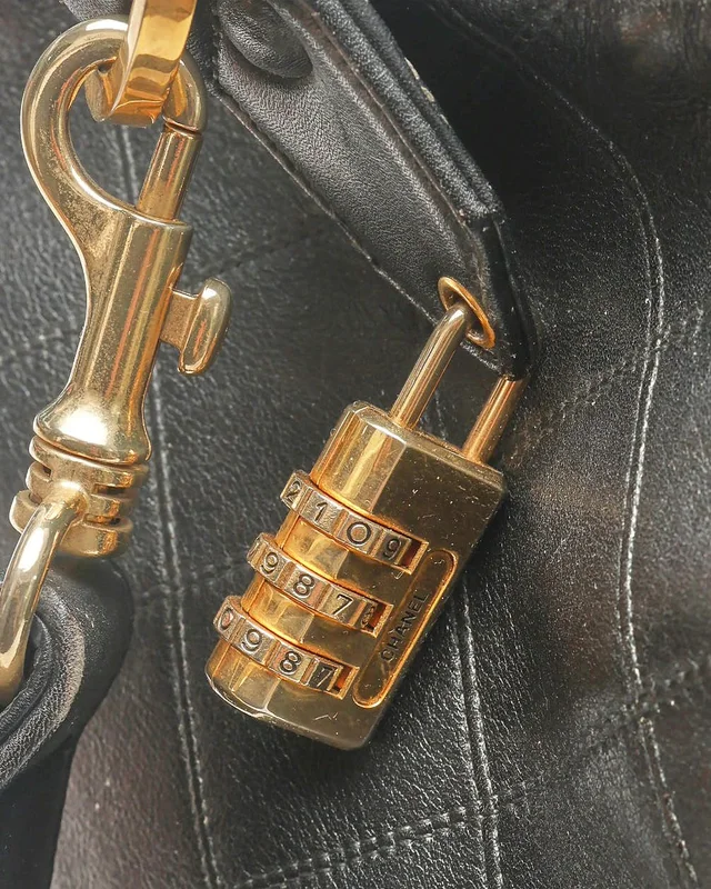 Chanel Quilted Travel Line Weekend Bag in Leather from A Retro Tale, photo 7 of 15