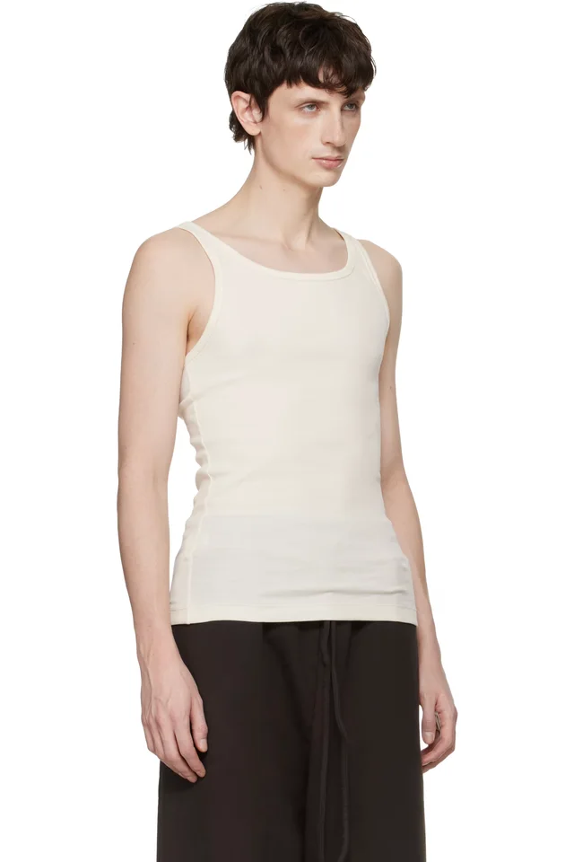 Three-Pack Multicolor Skims Cotton Rib Tank Tops, photo 2 of 6 from SSENSE