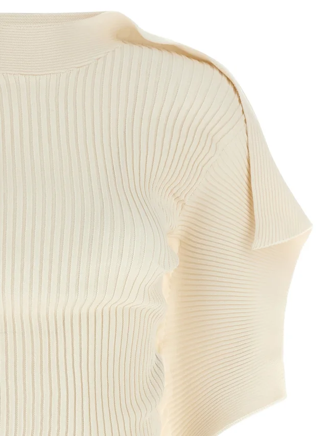 Issey Miyake Prance Ribbed Knitted Top, photo 3 of 4 from SENSER