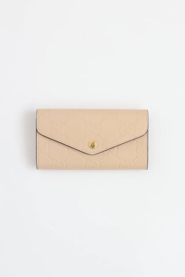 Gucci GG Continental Wallet in Leather from VSP Consignment