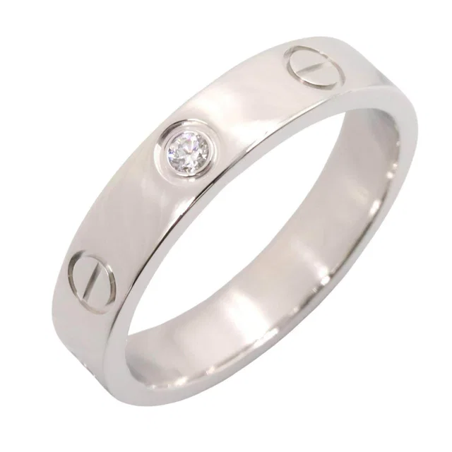 Cartier Mini Love Ring Au750 Diamond Ring Size 10.5 from LuxUness