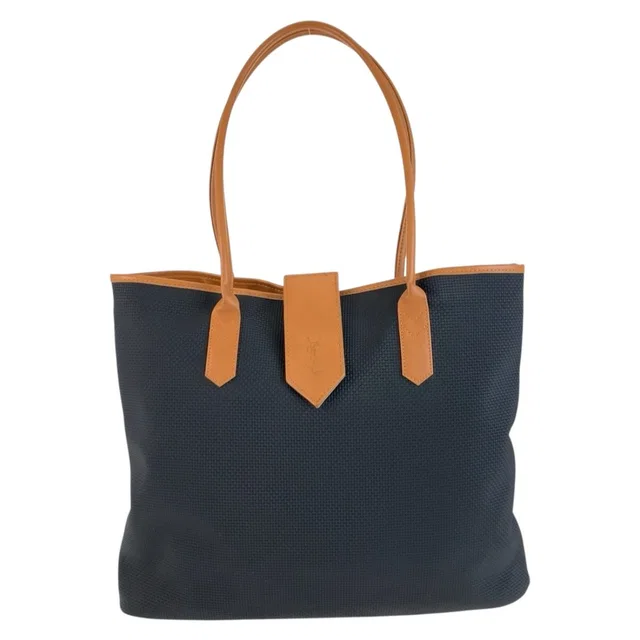 Saint Laurent Black Brown Tote Shoulder Bag in Black from The Reluxe