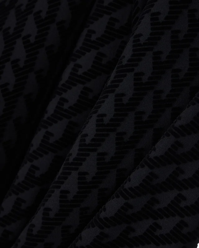 Emporio Armani monogram-pattern crew-neck sweater, photo 3 of 6 from SENSER