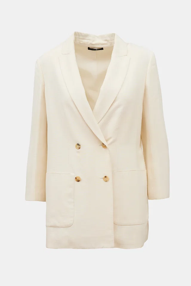 The Row Double Breasted Blazer in Silk from VSP Consignment