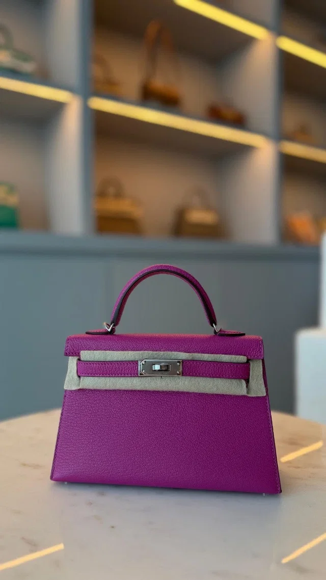 Hermès Kelly 20 Magnolia Chevre in Goatskin from Luxury Promise