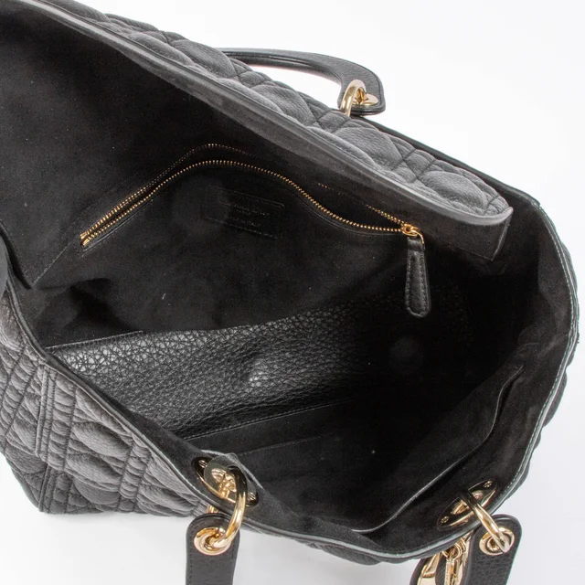 Cannage Calfskin Supple Large Lady Dior Bag in Black Calfskin from Labellov, photo 6 of 6