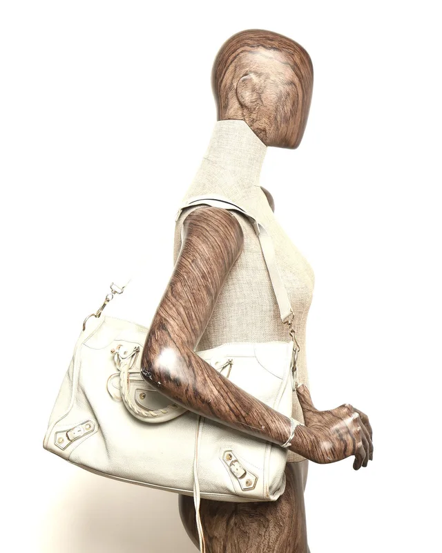 Balenciaga Metallic Edge City Bag in Leather from A Retro Tale, photo 11 of 11