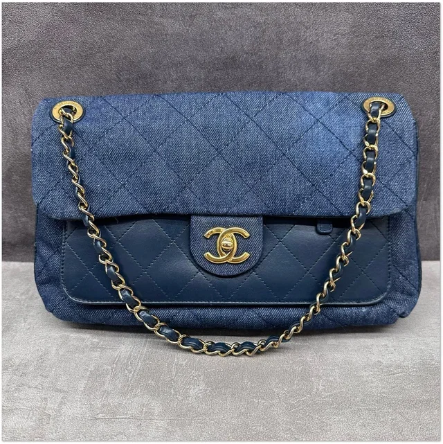 Chanel Denim Classic Flap in Denim from Luxury Promise