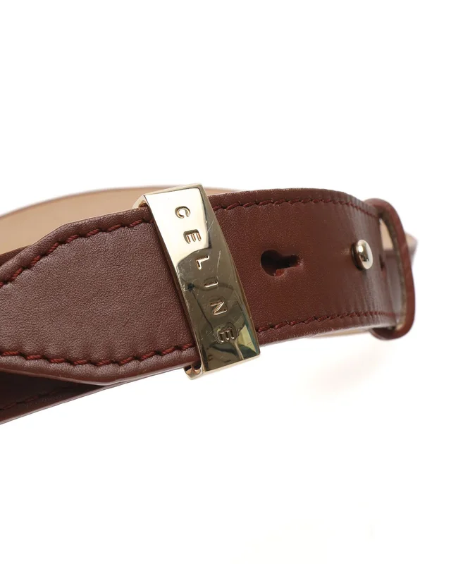Celine Leather Belt, Size S in Leather from A Retro Tale, photo 4 of 5