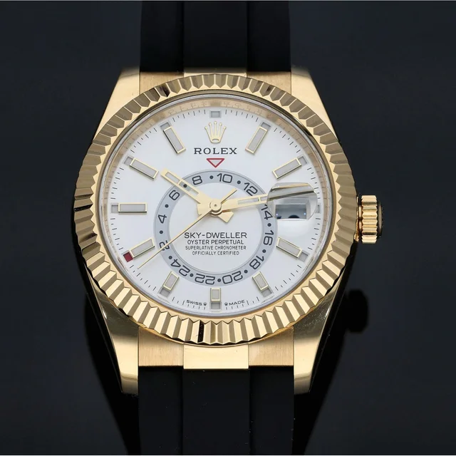 Rolex Sky Dweller 336238 42mm Gold Watch in Gold from H&T