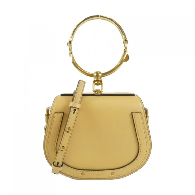 Chloé Nile CHC17US301 HEU bag in LIGHT BEIGE / GOLD metal fittings calf/suede from KOMEHYO