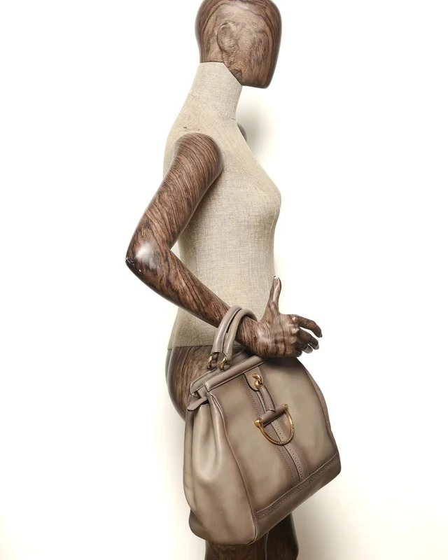 Gucci Duilio Brogue Top Handle Bag in Leather from A Retro Tale, photo 10 of 10